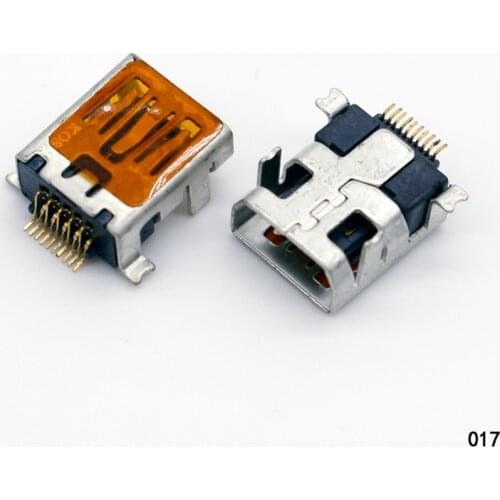 10x High Quality 10p 10pin Mini USB Connector, Mini usb charging port for Philips and digital product usb female jack