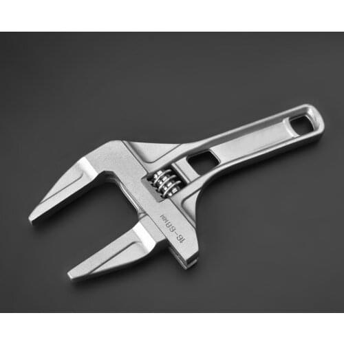 16-68mm Mini Adjustable Spanner Wrench Short Shank Large Openings Ultra-Thin Top Quality Water pipe wrench