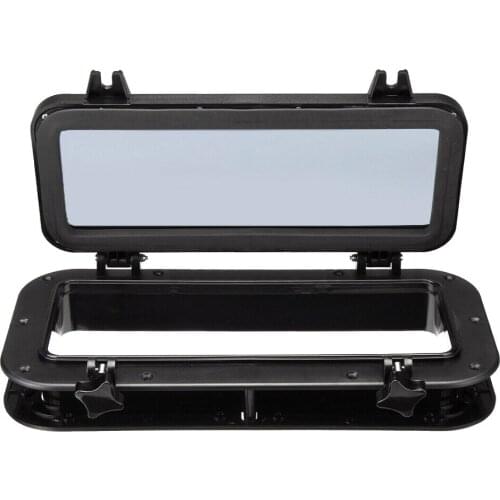 16 inch Portable Square Marine Boat Windows Yacht Porthole Opening Window Opening Portlight Hatch Accessories