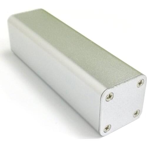 32*32*100mm Aluminum enclosure for battery small power box Project case PCB Electronics shell DIY Silver