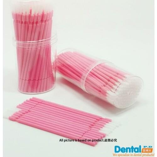 Free shipping 400pcs Dental Bendable Brush Applicator Type B