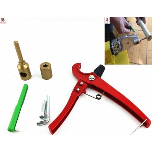 Free Shipping With 25mm Cutter PPR Water Pipe Repair Tool Repair Loopholes Plastic 7mm Pipe Welding Parts Die Head Welding Mold