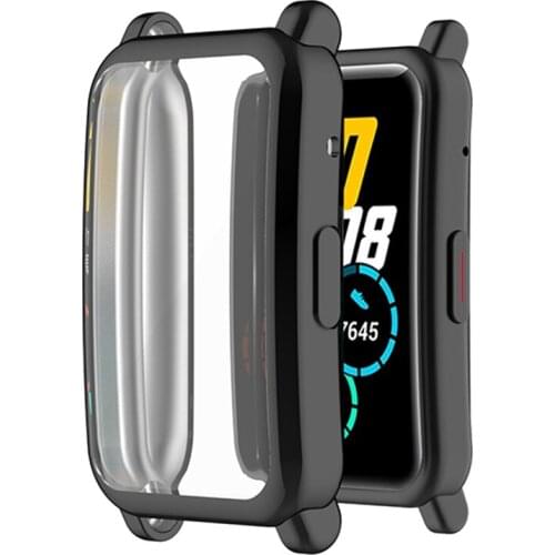 Watch Case for Honor watch ES Plated Waterproof Frame Cover Shell All-Around Protective Case Screen Protector
