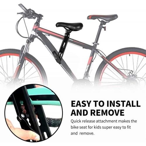 Kids Bike Seat Front MTB Mountain Bicycle Child Saddle Front Frame Mount Baby Seat Safety Handlebar Cycling Children Saddle Part