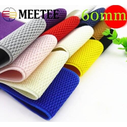 3Meters 60mm Corn Grain Trousers Elastic Band Soft Belt Pants Rubber Band Waist Binding Tapes Skirt Bags DIY Sewing Accessories