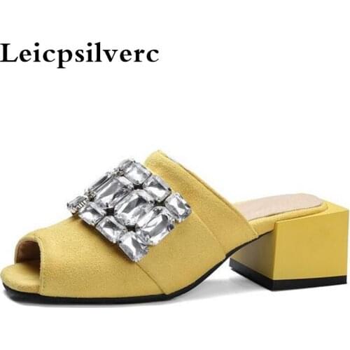 Europe and the new summer all-match comfortable with fashion slippers with short mouth women sandals