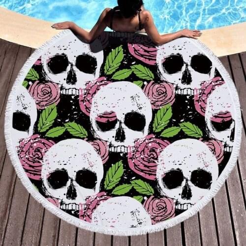 Creative skull Beach towel miraculous For home towel Bath towels Bath towel spa Towel beach Towels Beach cover up strandlaken