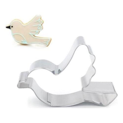 Kitchen Cooking Baking Tools Flying Bird Stainless Steel Cookie Cutter Cake Mold 1pc Decorating Tools
