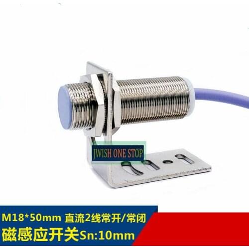 M18 Magnetic Induction DC Two-wire Normally Open/Normally Closed Magnetic Connector Induction Magnet 10mm