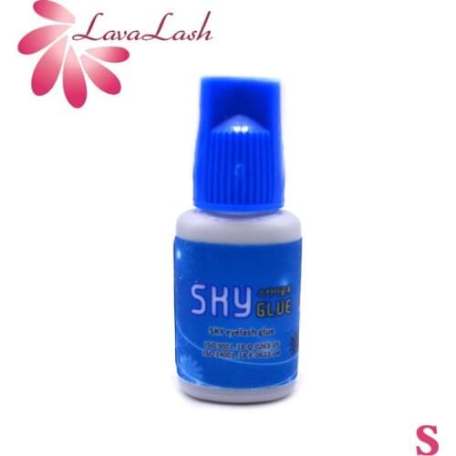 1 Bottle SKY Glue Eyelash Extensions Original Blue Cap Beauty Shop Makeups Tools Korea Lasting Wholesale 5ml Low Stimulation Dry