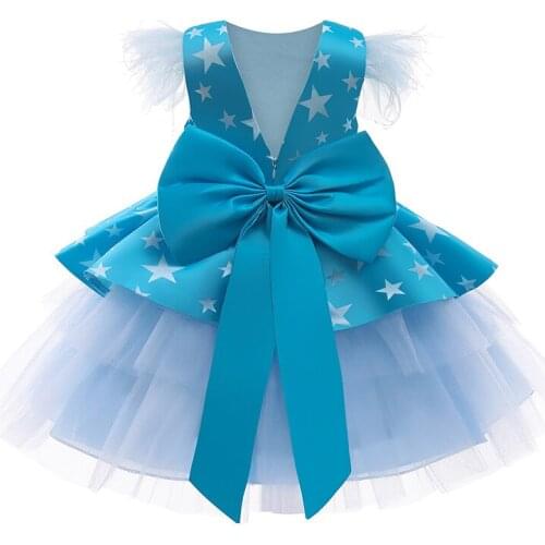 Toddler Girls Princess Dress For Kids Wedding Elegant Party Tutu Prom Gown Children Birthday Pageant Communion Formal Vestidos