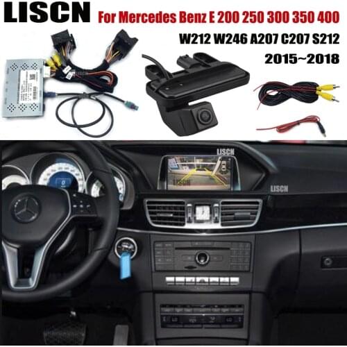 Reverse Parking Decoder For Mercedes Benz E 200 250 300 350 400 W212 W213 W246 A207 C207 S212 OEM Screen Rear Camera interface