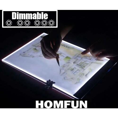 Dimmable ! Ultrathin A4 LED Light Tablet Pad Apply to EU/UK/AU/US/USB Plug Diamond Embroidery Diamond Painting Cross Stitch Kits