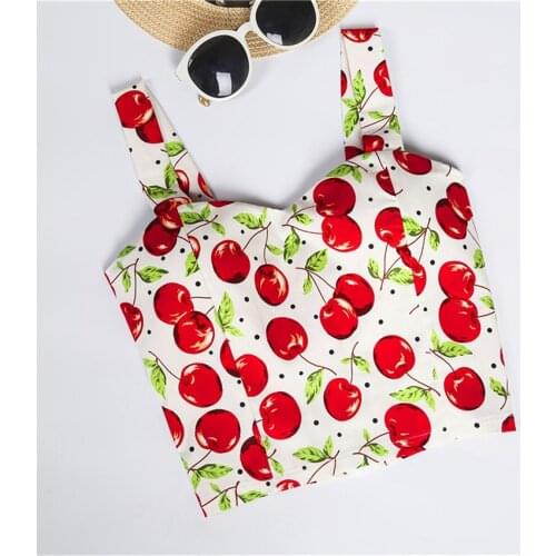 Sexy Women Plaid Crop Top Female Cute Floral Tank Top 2017 Summer Women Elegant Halter Bralet Feminino Short Vest Cropped Tops