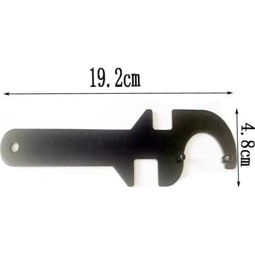 Tactical Steel Delta Ring & Butt Stock Tube Solid Fixed Bent Wrench Tool For Airsoft M4/M16 AEG Outdoor Hunting