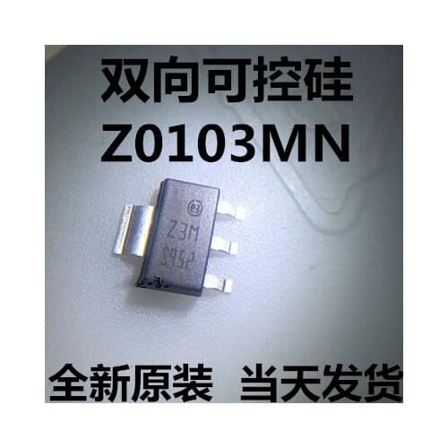 50PCS 100PCS Z0103MN SOT-223 Z0103M SOT223 Z0103 0103 600V 1A Two-way thyristor New and original