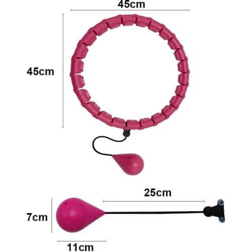 Fitness Smart Sport Hoop Adjustable Thin Waist Exercise Gym Circle ring Fitness Equipment Waist Support Belt Back