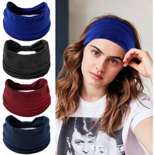 Cotton Elastic Knot Headbands for Women Girl Twist Cross Hairband Makeup Head Band 2021 Women Fashion Hair Ties Hair Accessories