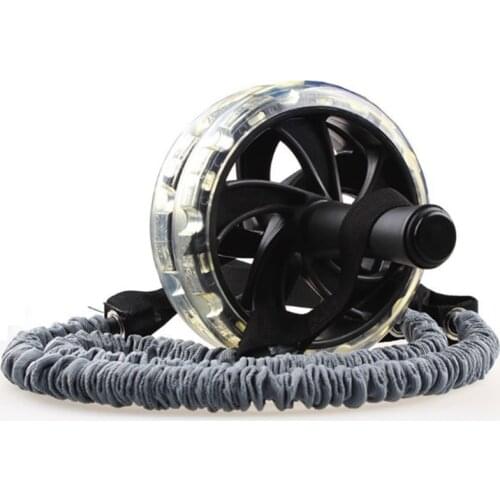 1PC Pull Rope Ab Roller For Exercise Stretch Waist Abdominal Exercise Abdominal Muscles Slimming Equip Roller