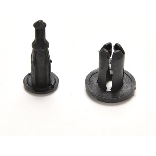 10mm Hole Plastic Rivet Trim Panel Fastener Cap Nails for Honda Acura 25 Pcs