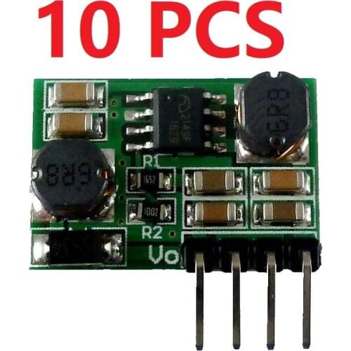 10 PCS 2 in 1 0.9-6V to 3V 3.3V 3.7V 5VAuto Step-UP & Step-Down DC DC Converter DD0603SA_3V 3V3 3V7 5V