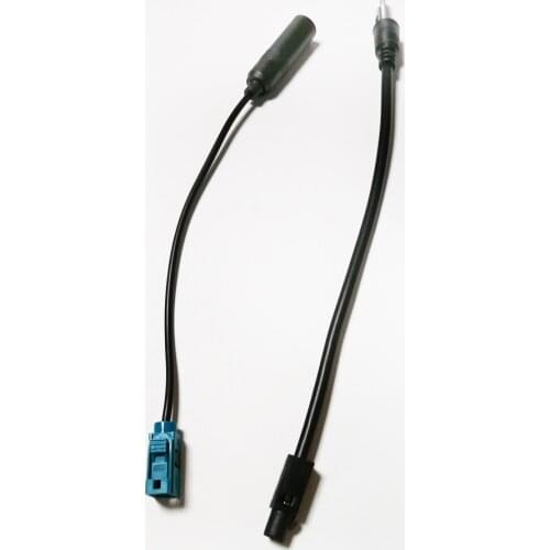 Biurlink 2pcs Female Male Fakra Plug Radio Stereo Antenna Harness Wiring Adapter for Volkswagen Benz Peugeot