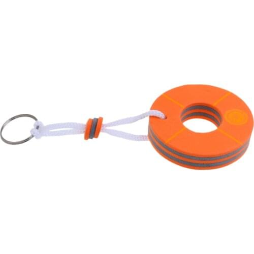 2x Boating Fisherman Floating key Chain Marine Keychain Shoreline Buoy Shape