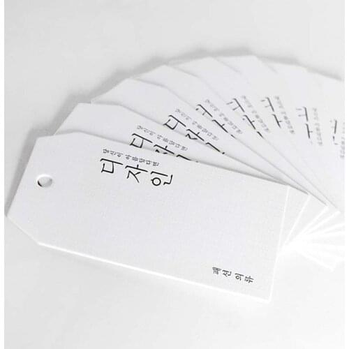 400pcs Custom Paper Labels Hang Tags Garment Printed Tags Price Labels Custom Tags Logo Design Printing Production