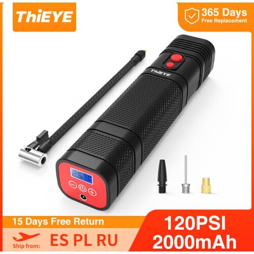 ThiEYE Car Air Compressor 150PSI Digital Tire Inflator For Auto Motorcycle Bicycle Car Tyre Inflator Wireless Electric Air Pump