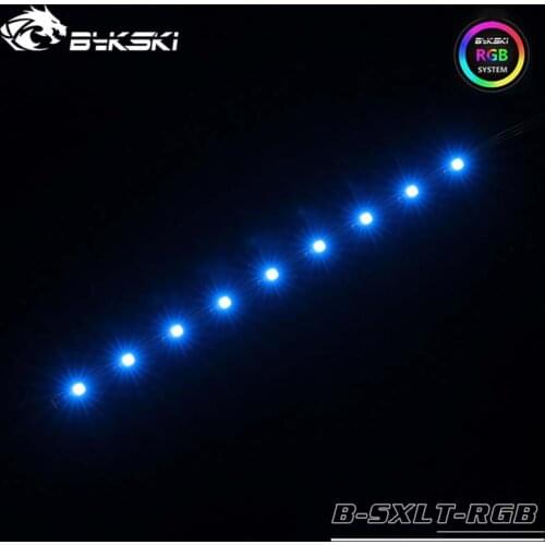 Bykski PC water cooling computer case RGB Lighting strip fitting for Reservoir/Water tank,12V LED,120mm/180mm B-SXLT-RGB