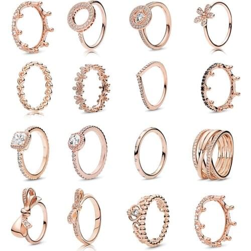 CHIELOYS Rings With Cubic Zirkonia For Women