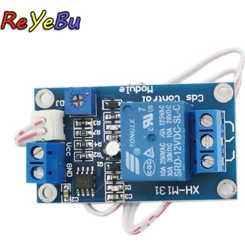 DC 12V Light Control Switch Photoresistor Relay Module Detection Sensor XH-M131