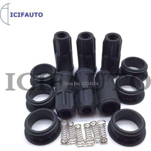 Ignition Coils Rubber Boot Pack With Spring For Land Rover Freelander 2.5L V6 UF534 NEC000070,NEC000110L,UF534,NEC000070L