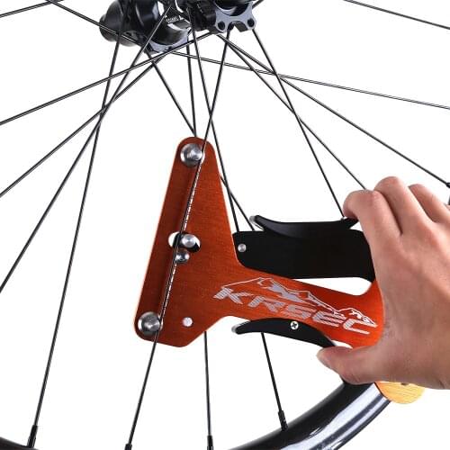 KRSEC Bike Indicator Attrezi Meter Tensiometer Bicycle Spoke Tension Wheel Builders Tool Bicycle Spoke Repair Tool