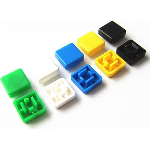 A14 Short Feet Square Switch Button Cap Match with 10*10mm Switch Cover (10pcs/lot)