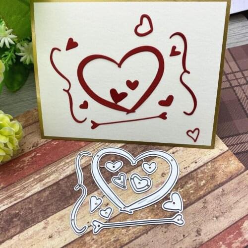 LOVE Lace Dies Metal Cutting Dies Scrapbooking Stamps and Dies for Card Making Craft Dies Cut