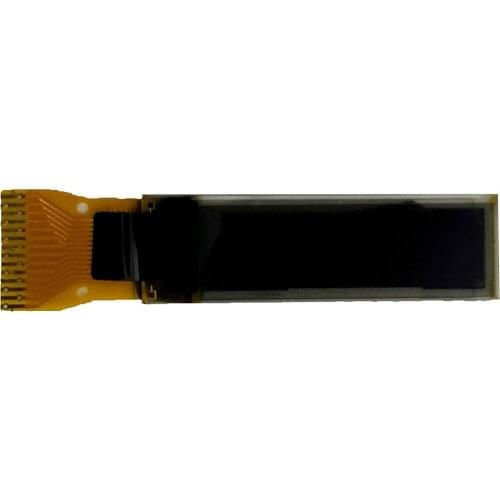 0.69 inch OLED display module 14PIN UG-9616TSWCG02 96*16 white light SSD1306 I2C IIC Suitable for TS100 TS08