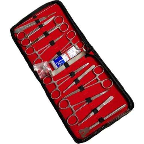 26Pcs Suture Training Kit Suture Practice Model Training Scissors Kit Teaching Experiment Equipment