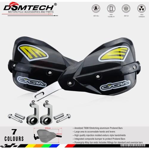 DSMTECH Probend Handguards For KTM ADV EXC Enduro Husqvarna TE CRF WRF DRZ KLX Motorcycle Dirt Bike ATV silver probend bars