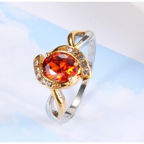 ZHOUYANG Wedding Rings For Women Double Color Plated AAA+ Zircon Engagement Bride Womens Ring Jewelry Wholesale Gifts KAR362