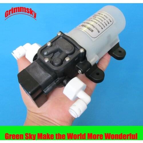 5L/Min 12V 60W water purifier water filter system shower car wash pressurized mini diaphragm pump