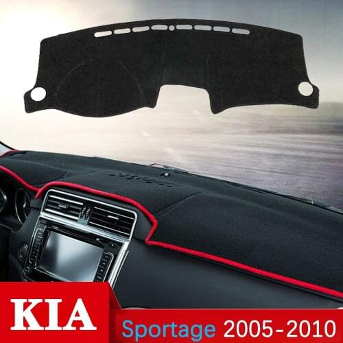 For Kia Sportage 2005 2006 2007 2008 2009 2010 JE KM Anti-Slip Mat Dashboard Cover Pad Sunshade Dashmat Carpet Car Accessories R
