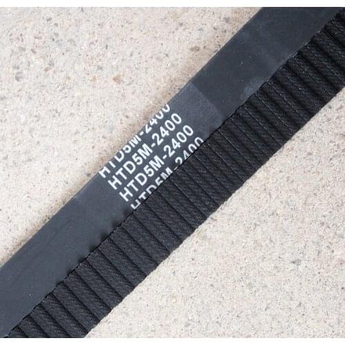 1pc HTD5M belt 2400 5M 30 Teeth=480 Length 2400mm Width 30mm 5M timing belt rubber closed-loop belt 2400-5M S5M Belt 5M Pulley