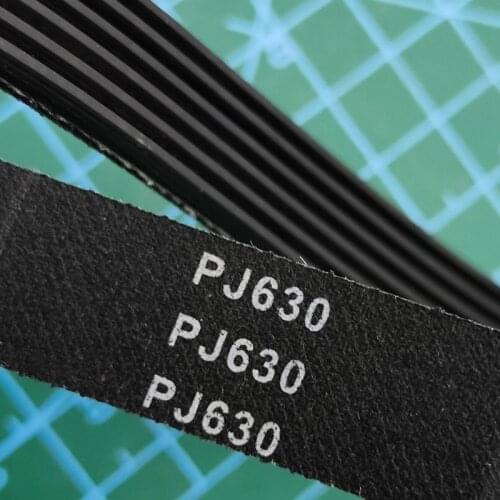 6PJ630 Rubber Conveyor Ribbed Belt for Treadmill / Woodworking Lathe