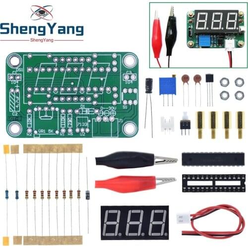 ShengYang 1 Set DC 3.5 ~ 25V VOT-8 DIY Voltmeter Kit Voltage Meter DIY Electronic Production Suite