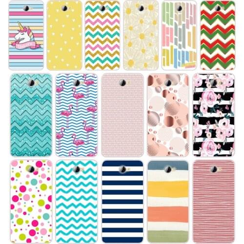 109AA Stripes Silicone TPU Cover Phone Case On Case For Huawei Y3 II Y5 II Nova 5T GR3 P40 Lite E Case Soft