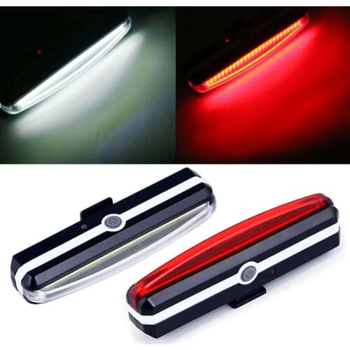 LED Bicycle Light USB Rechargeable Waterproof Mountain Bike Rear Light 6 Modes Cycling Bicycle Tail Lights Bike Accessories