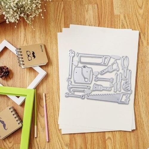 Cutting Dies Stencil Durable Carbon Steel Diecuts Handmade Hardware Tool Combination DIY Accessories Kids Puzzle Games