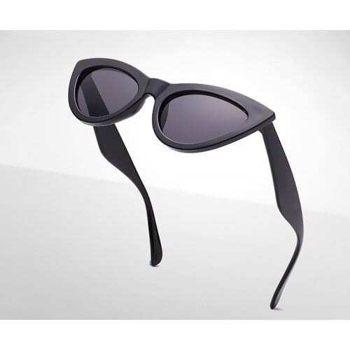 Cycling Glasses Fishing Glasses Retro Vintage Sunglasses Cateye Goggles Sexy Small Cat Eye Sun Glasses for Women Ins Photo Shoot