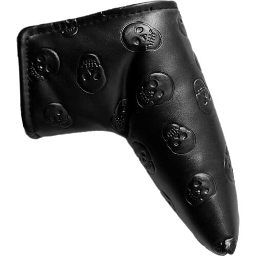 Waterproof Golf Putter Cover Blade Headcover Embroidered Head Cover PU